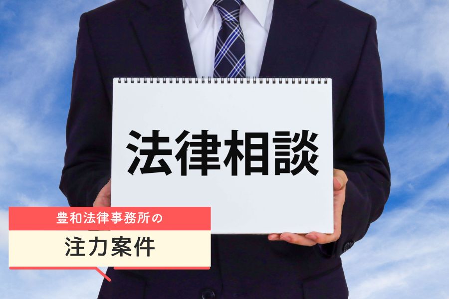 能登豊和弁護士・豊和法律事務所の注力案件