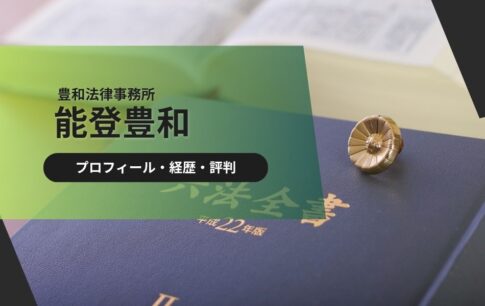 能登豊和とはどんな弁護士?離婚問題に強い豊和法律事務所の実績を解説